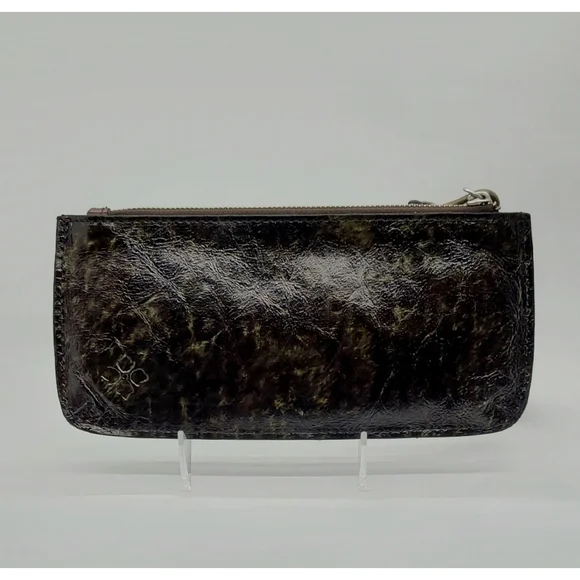 Patricia Nash Italian Leather St Croce Wristlet Tooled Turquoise Brown Bag - Picture 3 of 9